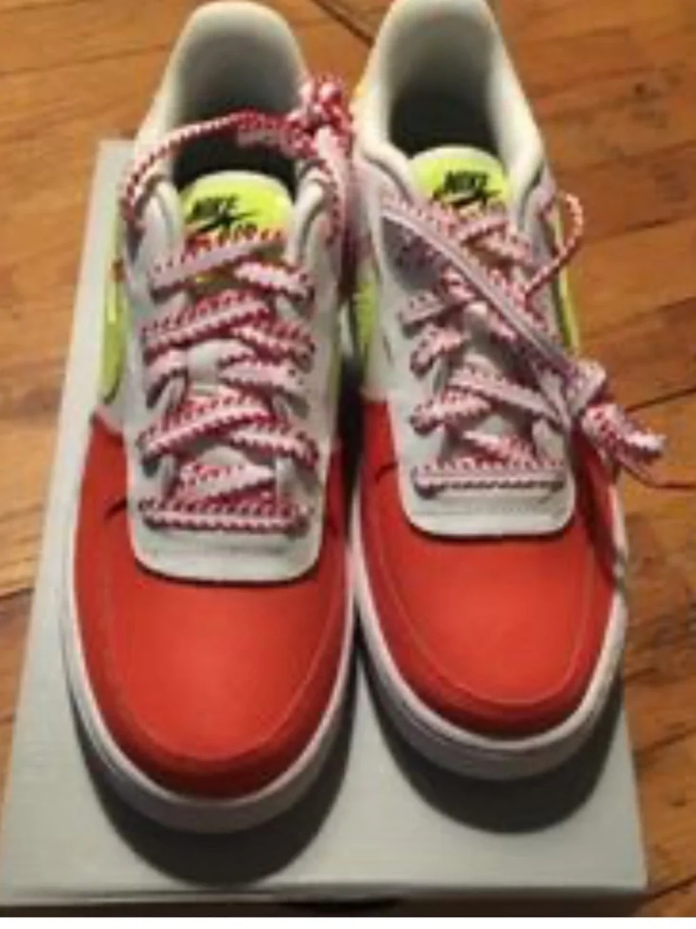 Nike Air Force 1 Low LV8 SPRB 'White Volt Orange Sz 13C unisex